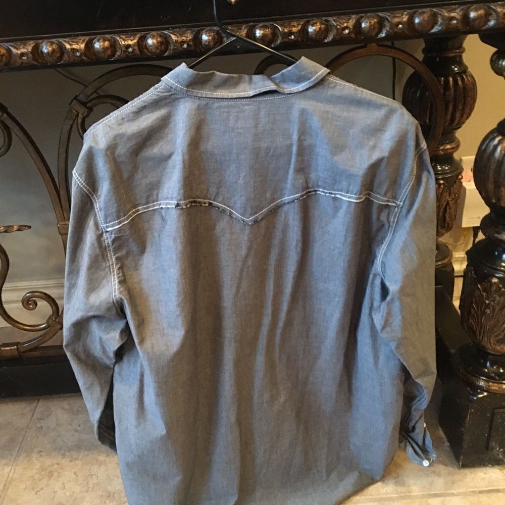 AMERICAN RAG Button Down Men's Shirt - Picture 7 of 16